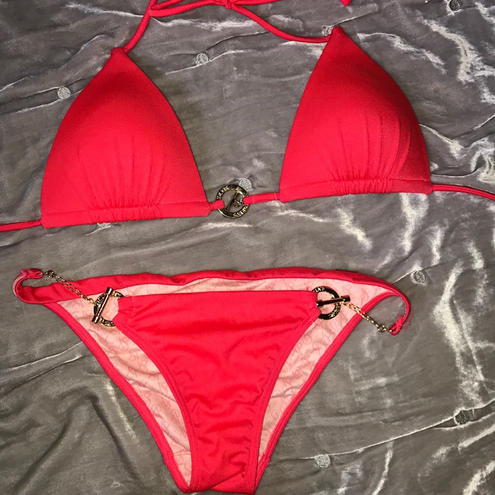 RED VICTORIA’s SECRET BIKINI